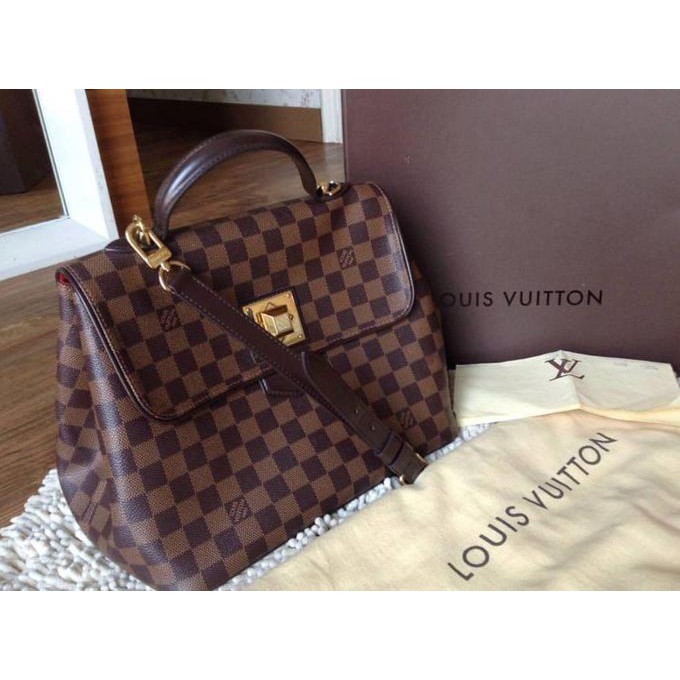 Terbaru Tas Wanita Louis Vuitton Lv Damier Bergamo Handbag Hand Bag Sale | Shopee Indonesia