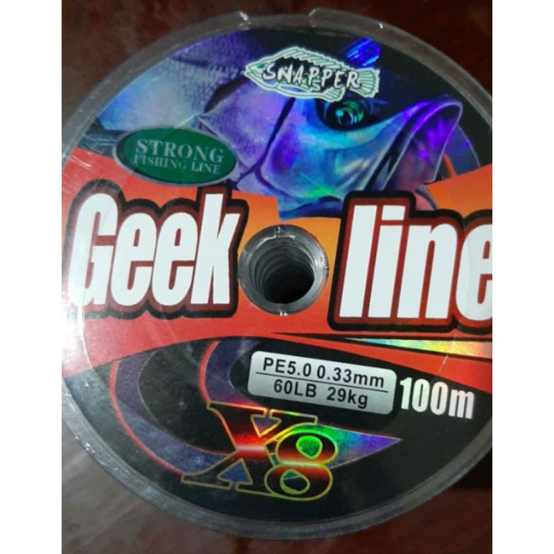 PE Super kuat Snapper Geek Line X8