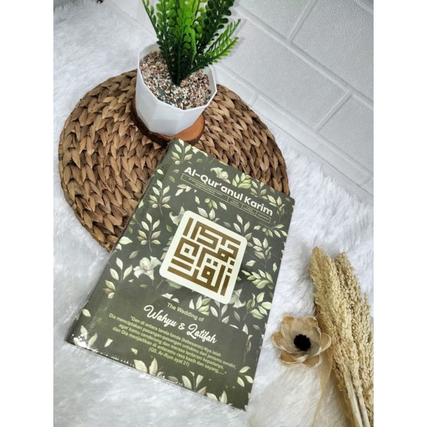 Al Qur'an custom/ Al Qur'an Seserahan/ Al Qur'an Nama