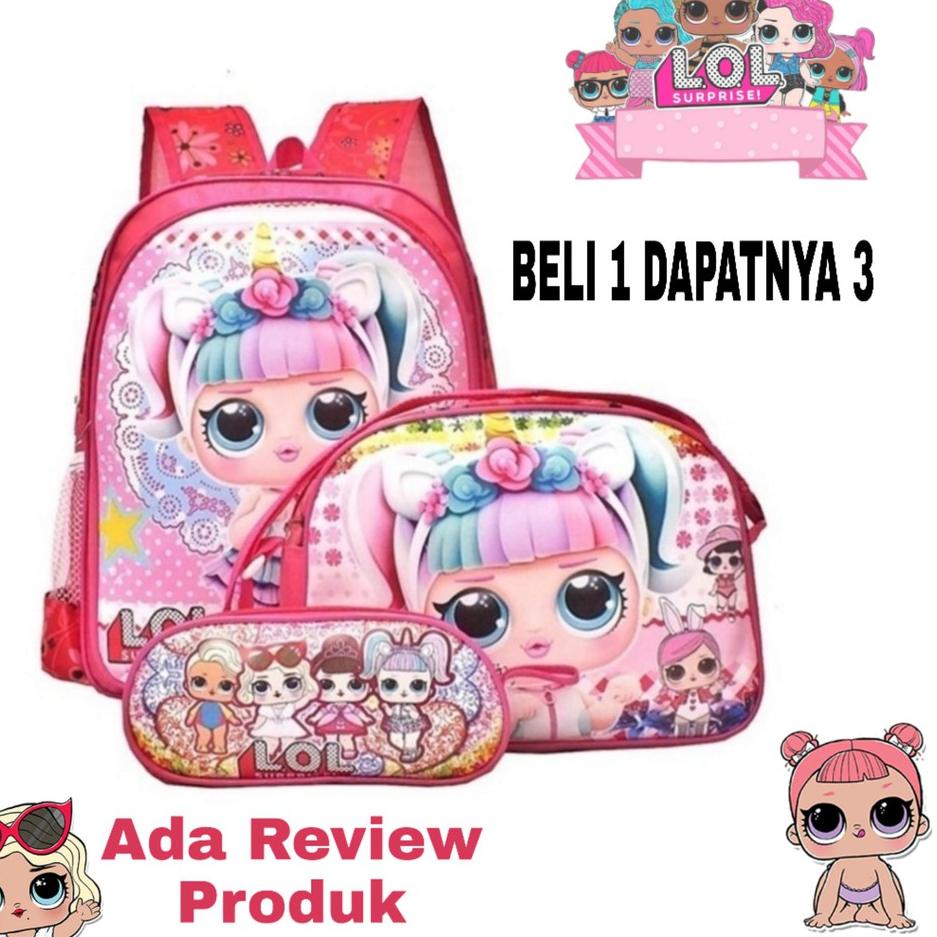 ✰ MARISA-RANSEL SD MURAH Tas Anak Sekolah Tk /Tas Sekolah Ransel Sd / Tas Karakter LOL / TAS LOL SD 