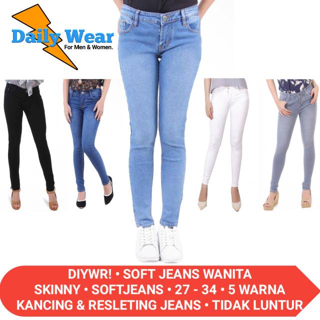 PADA Skinny Jeans Panjang Wanita STRECTH Comfort