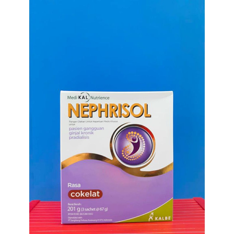 Nephrisol Rasa Vanilla/Coklat/Cappucino 201 gram