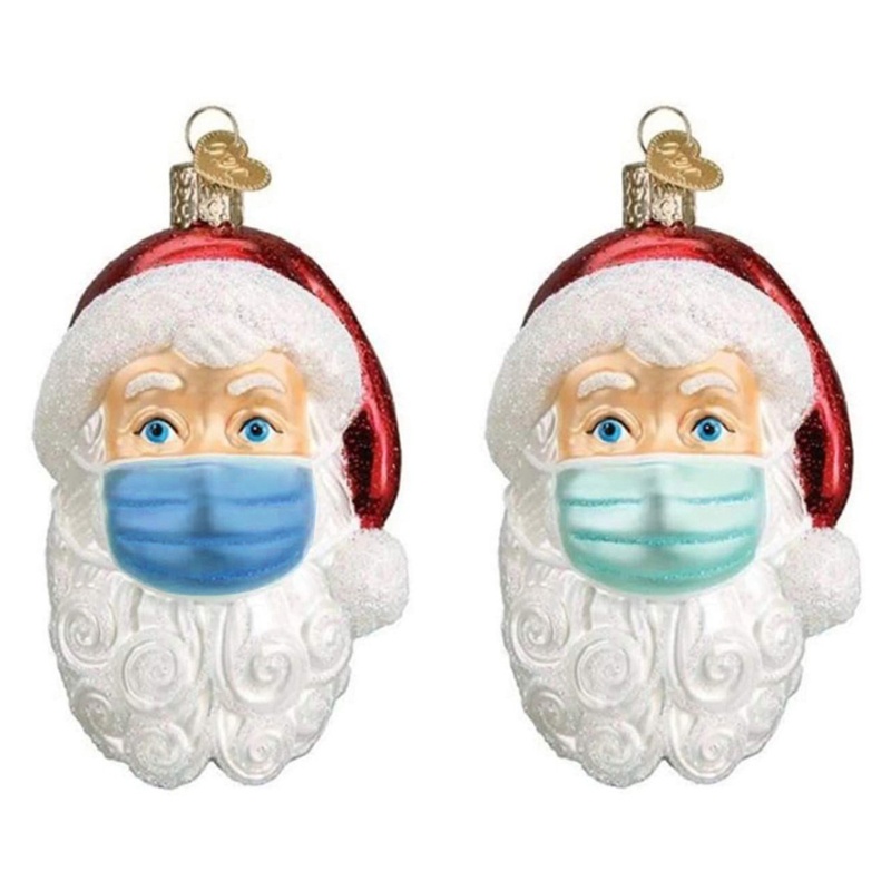 Siy Ornamen Gantung Bentuk Santa Claus Bahan Resin Untuk Dekorasi Pohon Natal