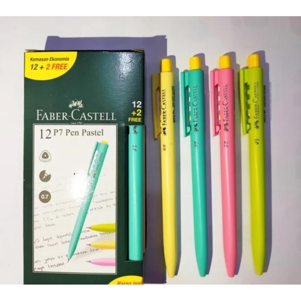 

Pena / Pulpen Faber Castell P7 Pastel