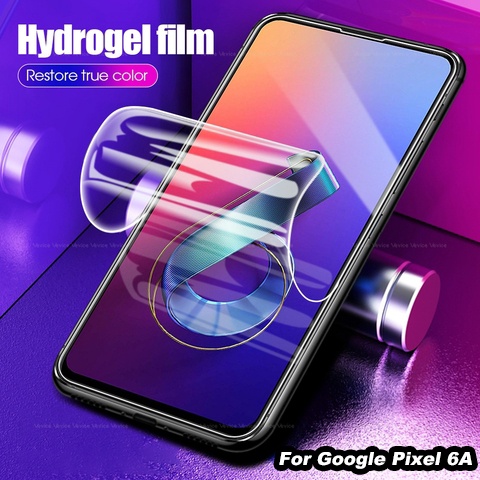 Film Pelindung Layar Depan Hydrogel Transparan Anti Gores / Sidik Jari / Air Untuk Google Pixel 6A