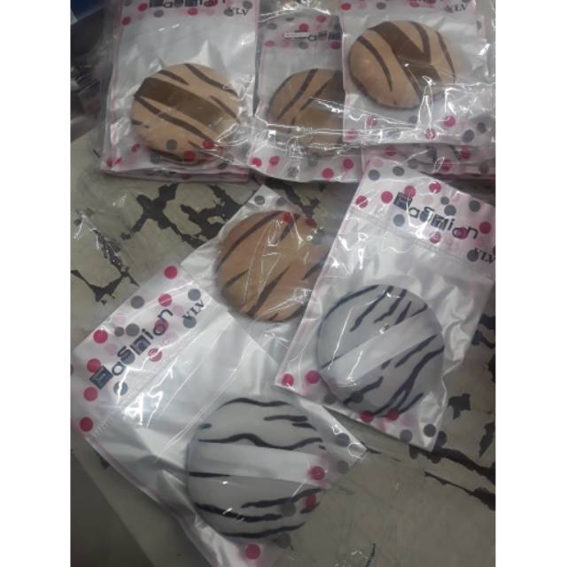 Rembuk bedak kain zebra H-0923