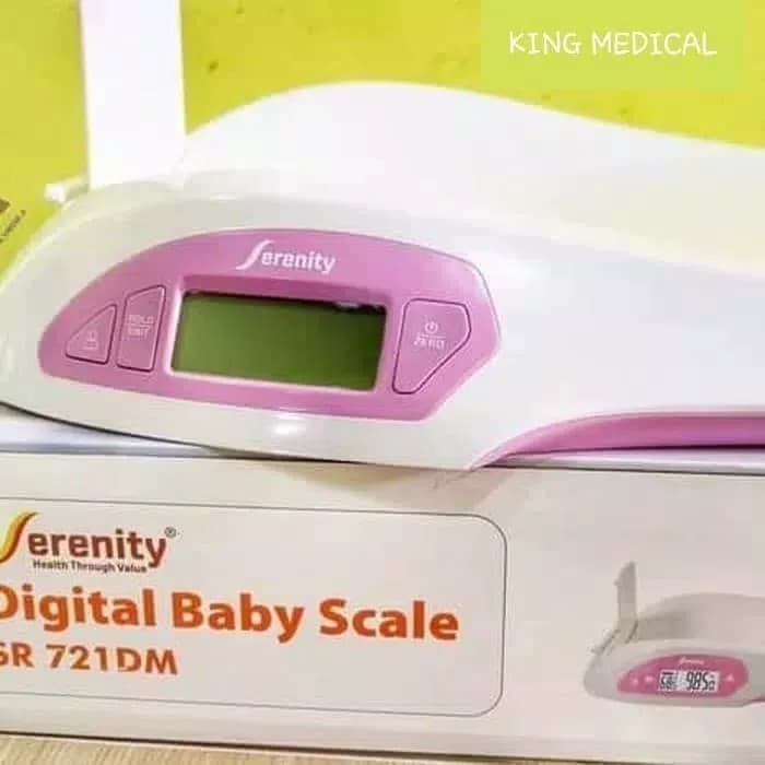 Timbangan Digital Serenity (pengukur berat badan + tinggi bayi)