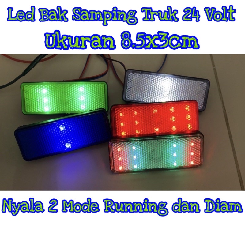 Lampu Bak Samping Truk Bis Model Mata Kucing Truk Bis 24 Volt