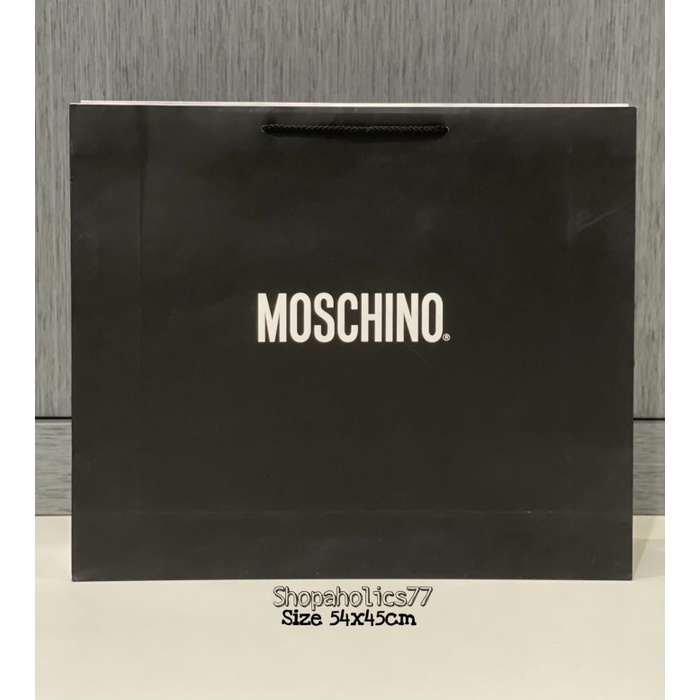 

(TERLARIS) Moschino paperbag XL