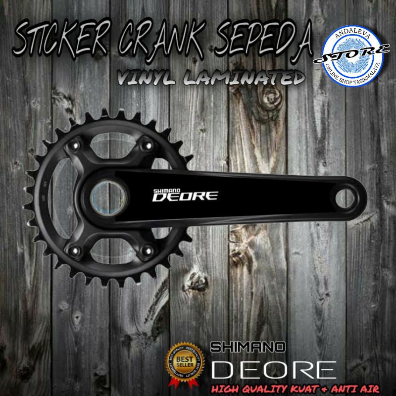 [PROMO] Decal Stiker Crank Sepeda  DEORE /  Sticker Decal Crank Sepeda MotiF Deore Terbaru