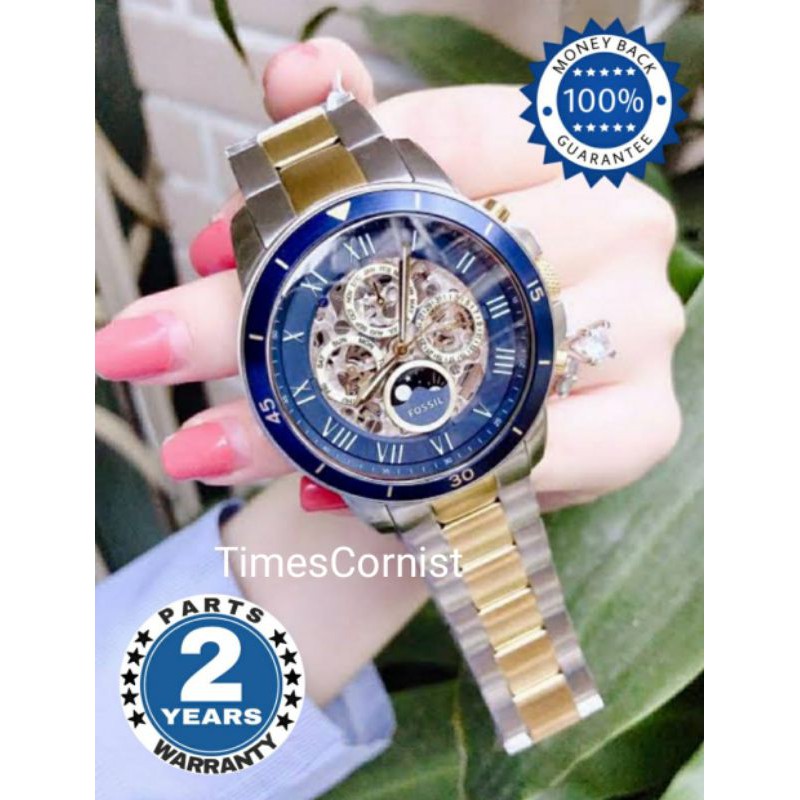 Jam Tangan Fossil Pria Original Garansi Resmi ME3141 Automatic Fullset