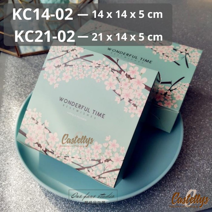 

5pcs KC14-02 KC21-02 Kotak Kue Kering Mooncake Pia Cookies Cake Brownies Lebaran Idul Fitri
