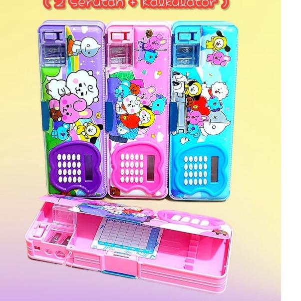 

Update - KOTAK PENSIL MAGNET KALKULATOR BT21 BT-21 B T S ADA SERUTAN .,
