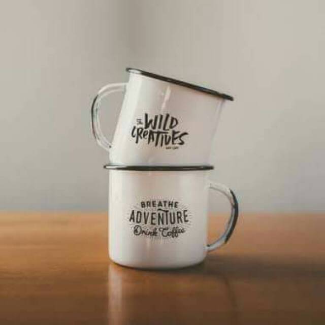 Souvenir Pernikahan Gelas Enamel