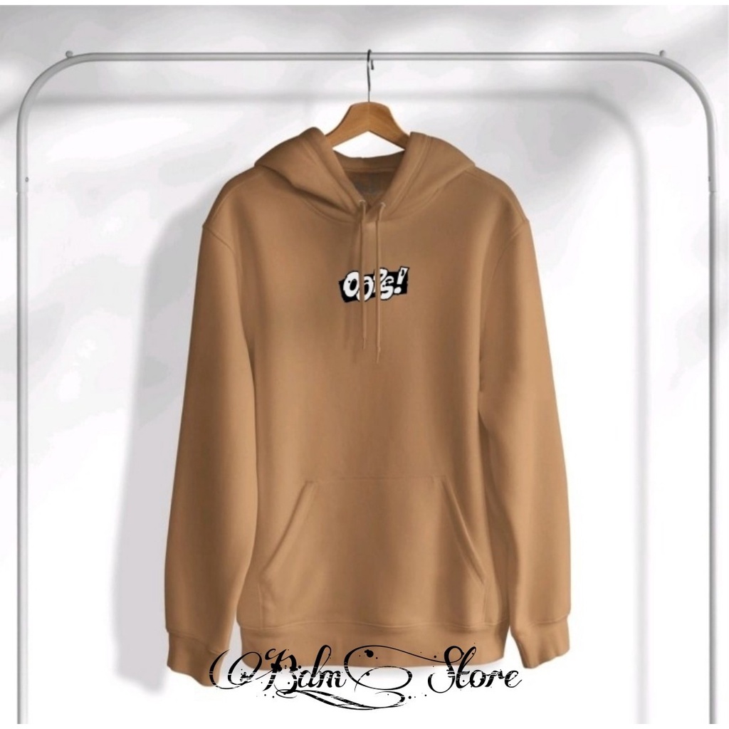 Jaket Pria Wanita COD Warna Cream Sablon Terbaru Bahan Cutton Fleece Original Basic Quality Kota Bandung