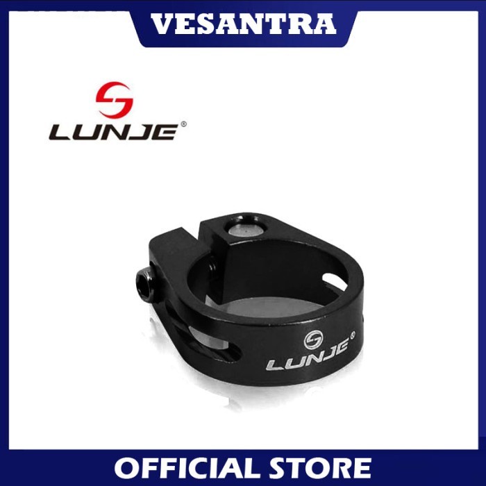 Lunje C206 Seat Clamp 34.9mm Sepeda Klem Seat Post Non QR