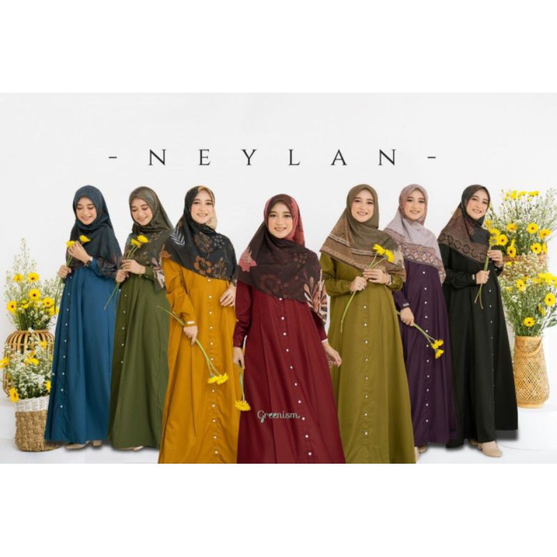 Gamis Greenism - Neylan Dress Polos