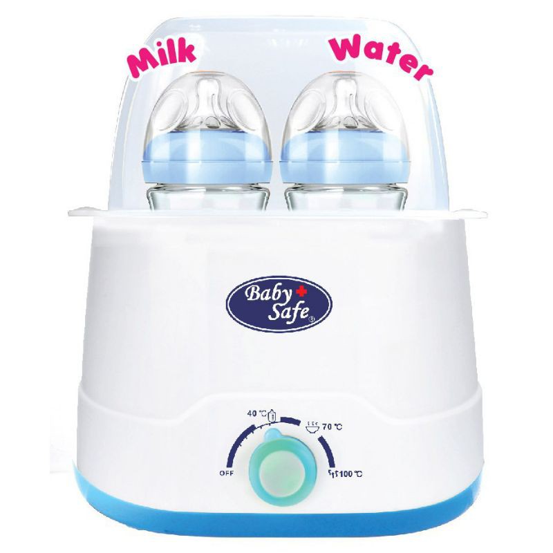 LB216 Baby Safe  Babysafe Twin Bottle Warmer Sterilizer (penghangat susu dan makanan bayi) / Alat Steril Botol