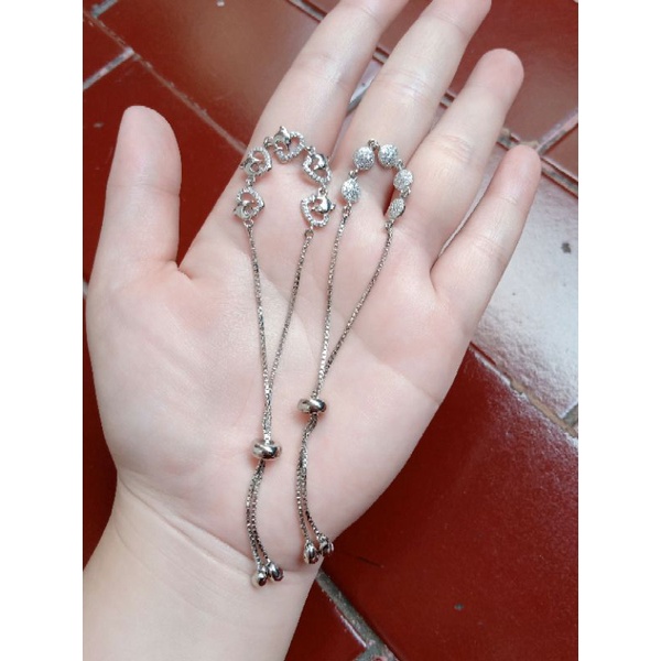 GELANG SERUT MOTIF LOVE MP / GELANG PERAK ASLI SILVER 925 LAPIS EMAS/ GELANG FASHION WANITA TERBARU