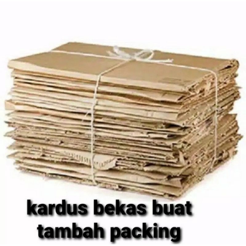 

dus kardus bekas tambahan packing