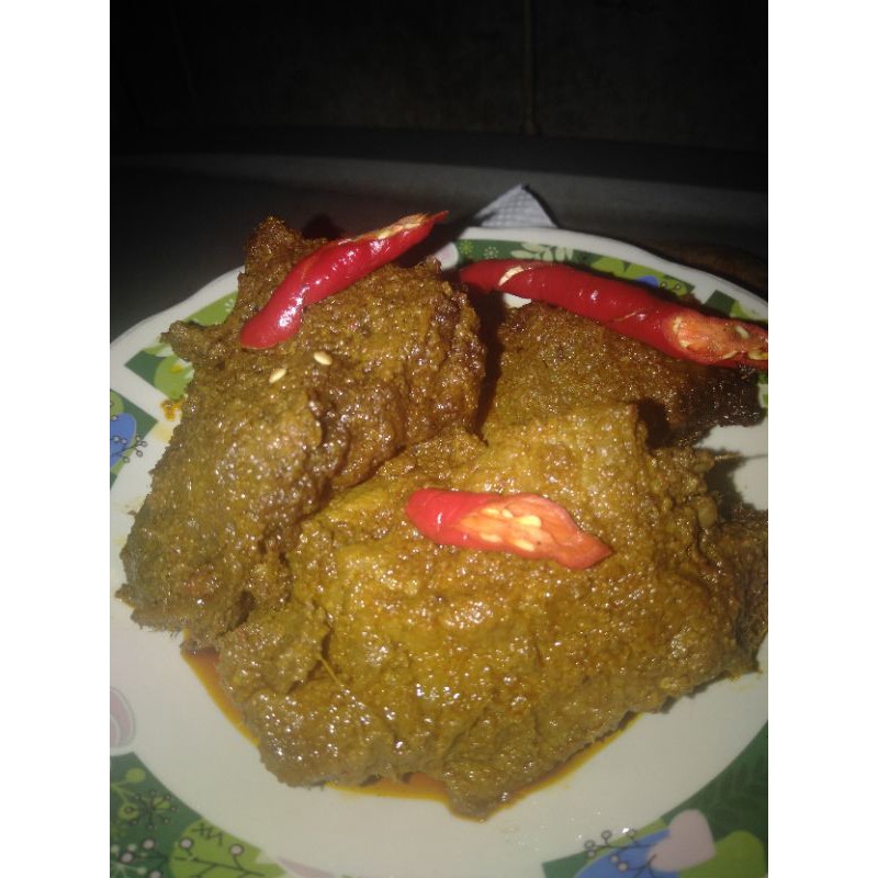 

Rendang sapi home made mantap khas Minang