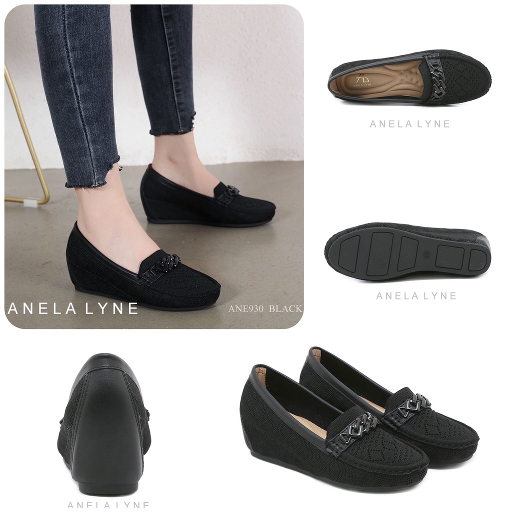 ANELA LYNE ATANASIA SEPATU WEDGES ANE930 ORIGINAL