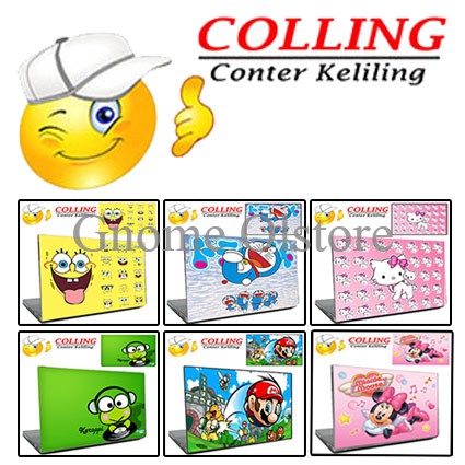  Stiker  Laptop  14 inch Garskin Laptop  Paket kartun 