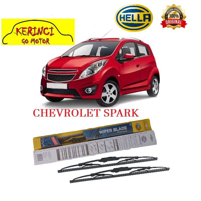 WIPER CHEVROLET SPARK HELLA PREMIUM 21&quot; &amp; 16&quot; - WIPER HELLA SEPASANG