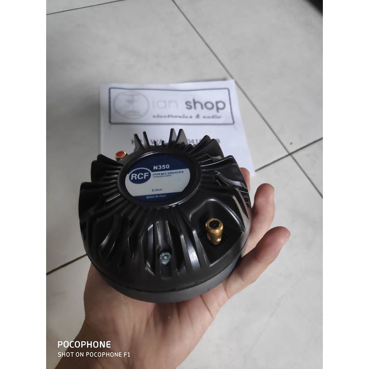 Driver Tweeter RCF N350 Twetter RCF N 350 VC 1.75 inchi 250 Watt Model Drat Bisa Spool Ulang
