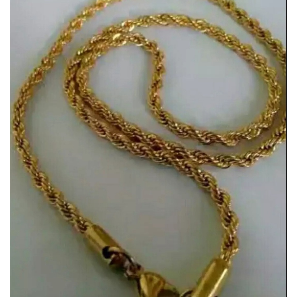 PROMO KALUNG TALI TAMBANG MAS 24 K MODEL TER LARIS