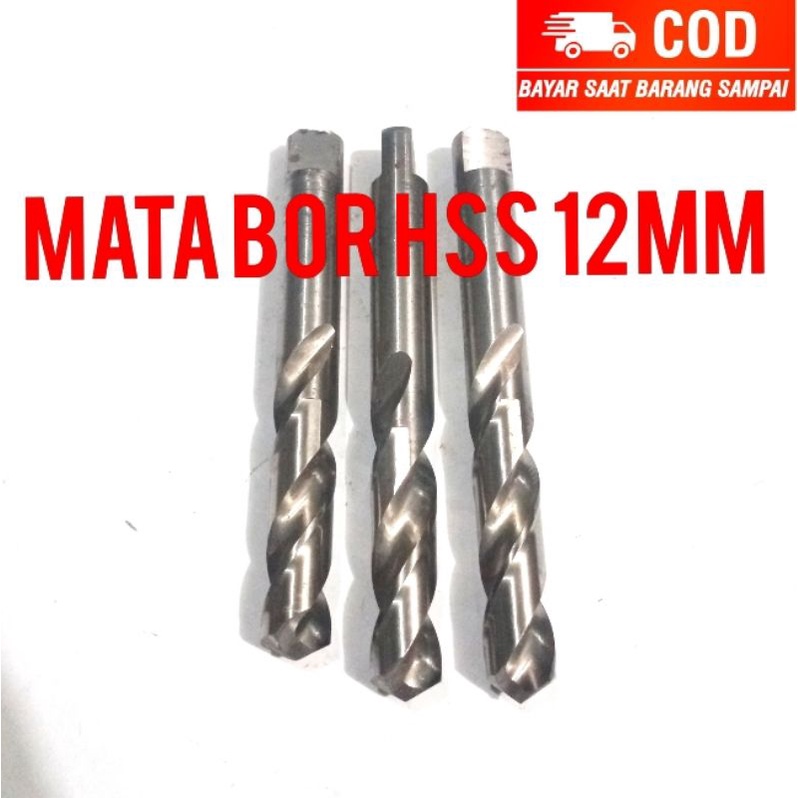 MATA BOR BESI MATA BOR HSS MATA BOR 12MM DRILL 12MM