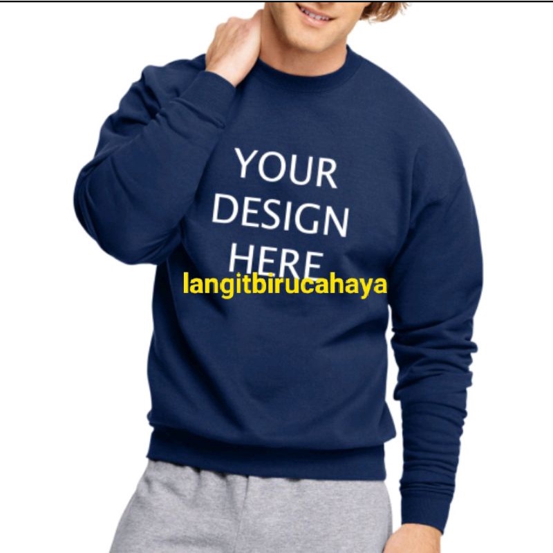 Sablon Nama Jaket Sweater Satuan