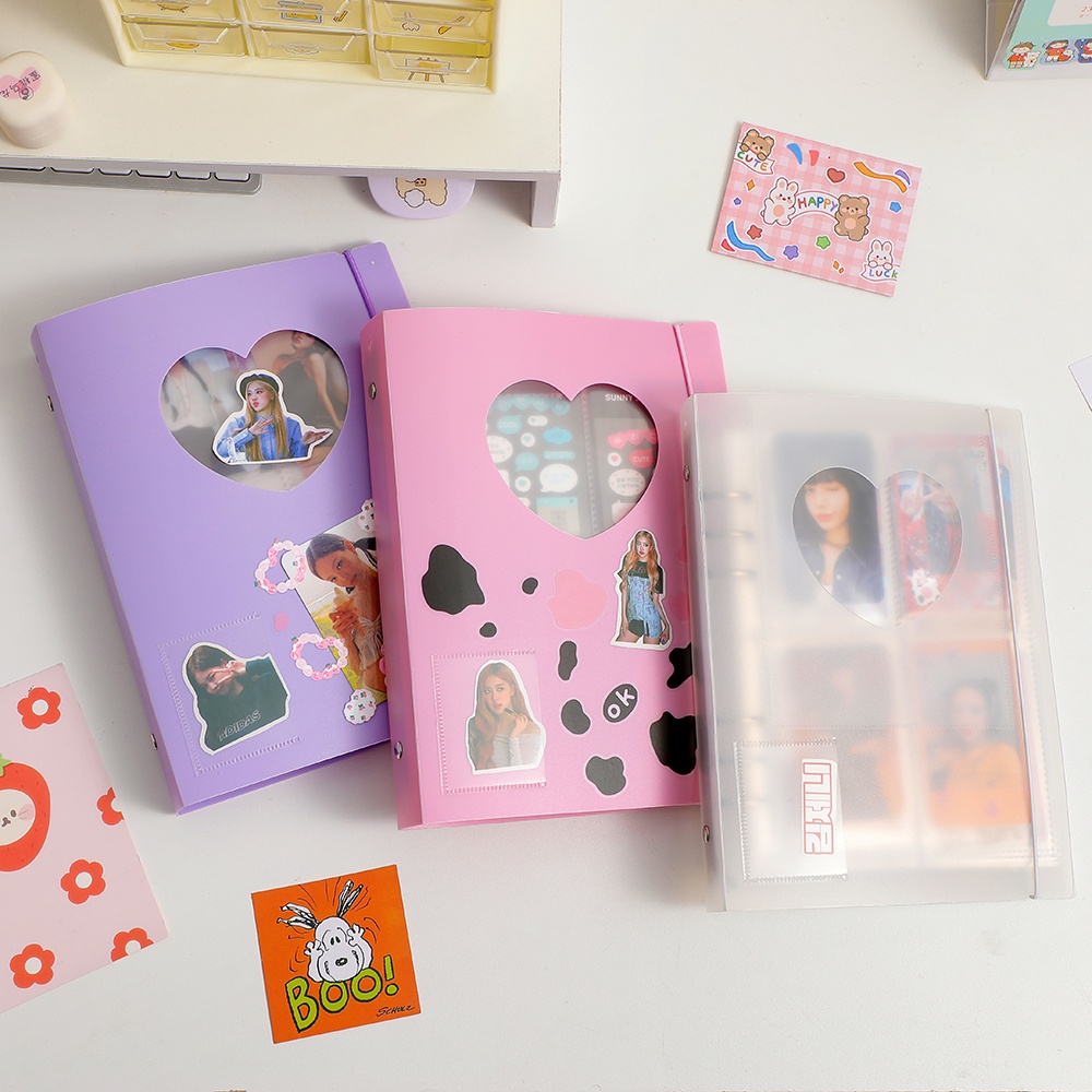 Buku Notebookdiaryjurnalalbum Fotokartu Ukuran A5 Cover Motif Bunga Ala Korea