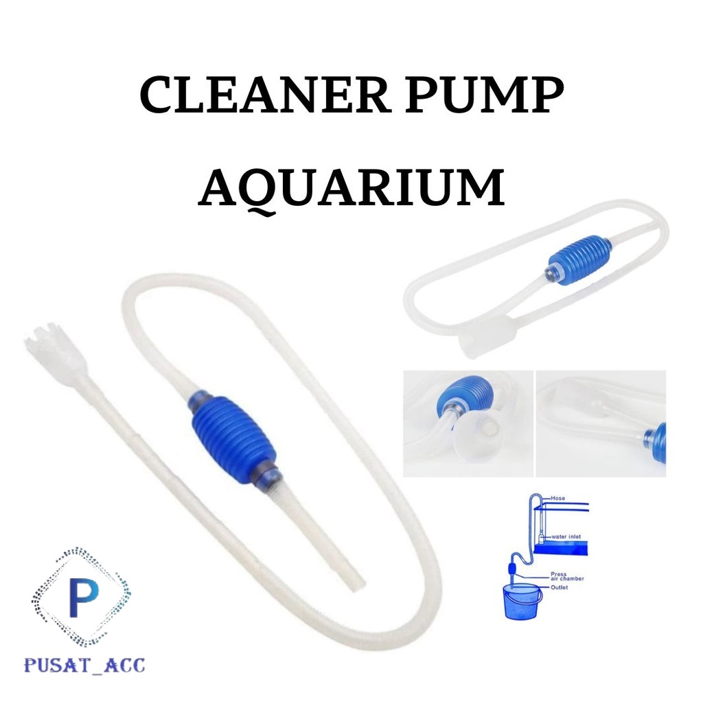 CPA4 - Alat Kuras Selang Pembersih Aquarium Cleaner Pump