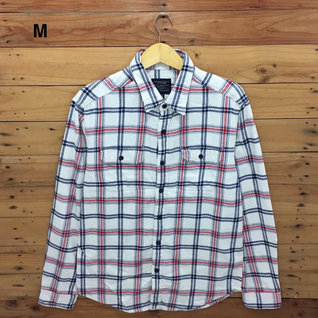 Kemeja Flannel American Eagle Size M