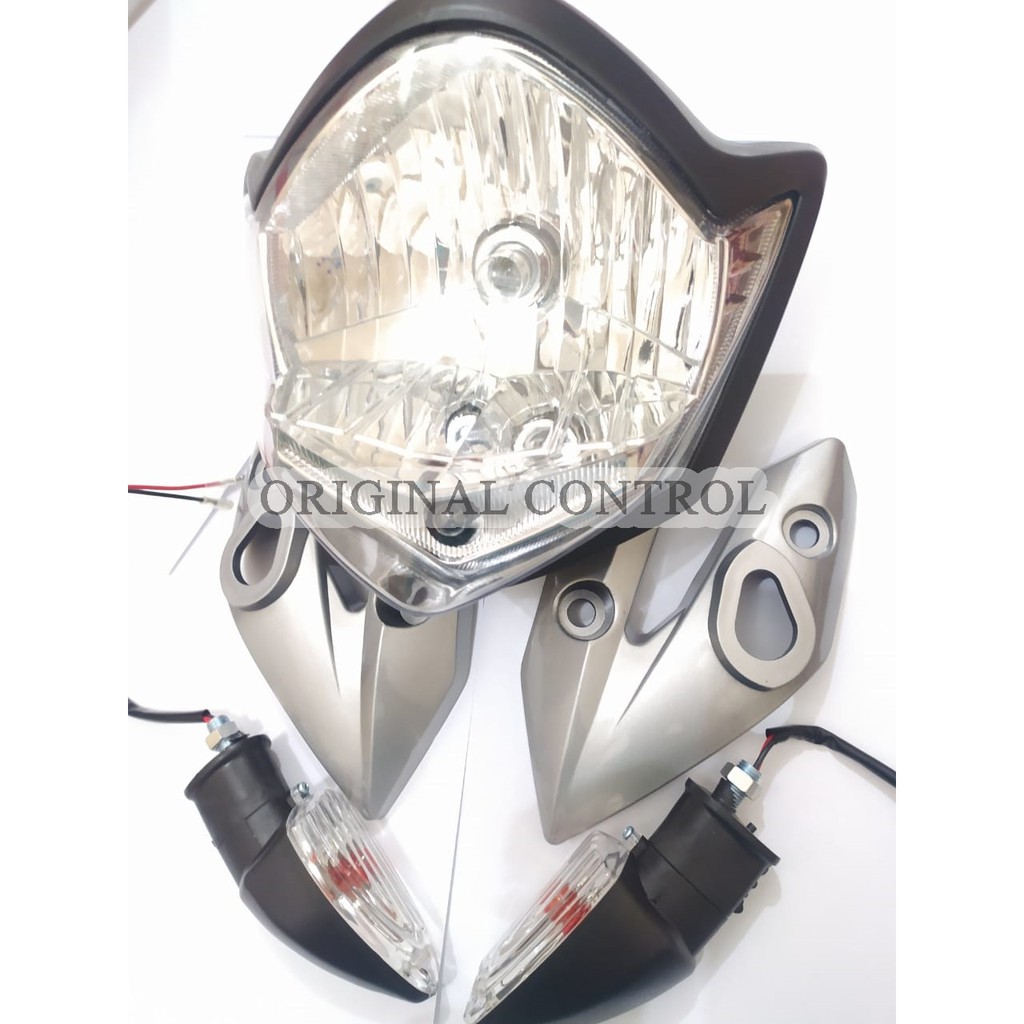 Reflektor lampu depan Vixion new + kupingan Vixion new + sein standar Vixion new YAMAHA