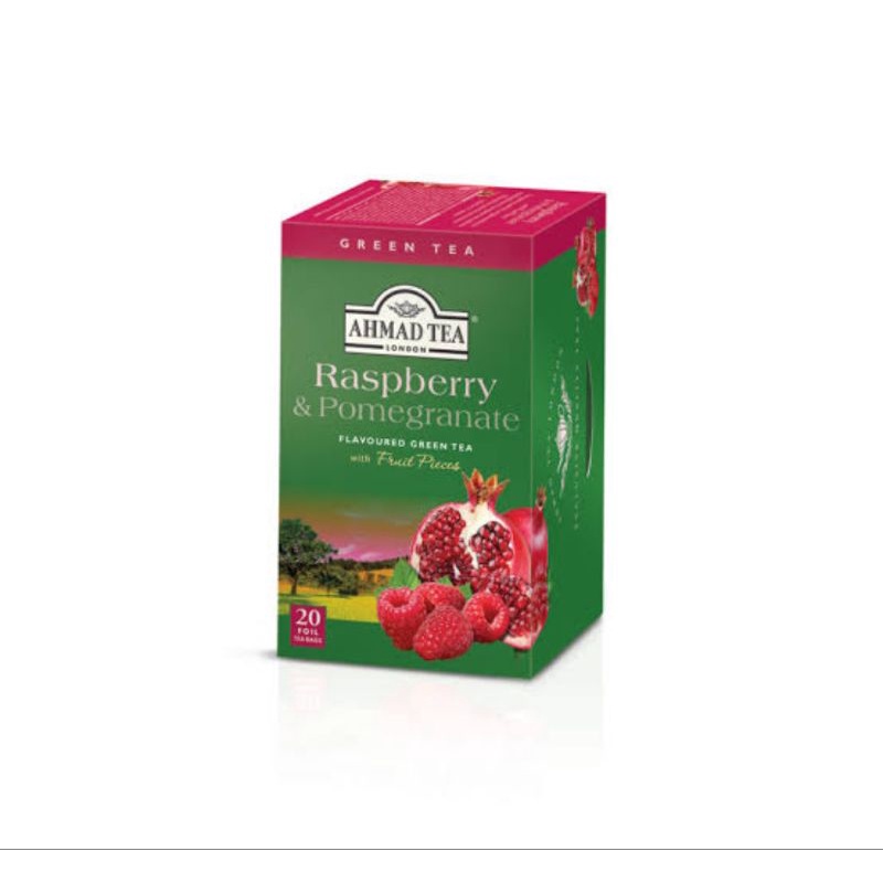 

ahmad tea raspberry pomegranate per box isi 12 sachet/teh raspberry