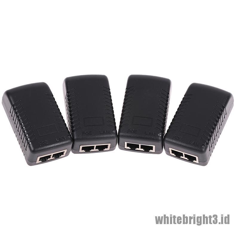 &lt; White3 &gt; Injektor POE AC 110V-240V Ke DC 12V 15V 24V 48V 0.5A 1A power
