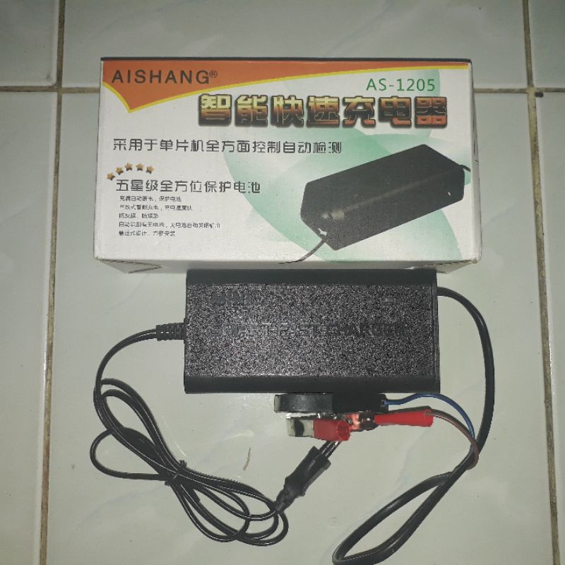 Smart Fast Charger Aki Otomatis 5A 12V