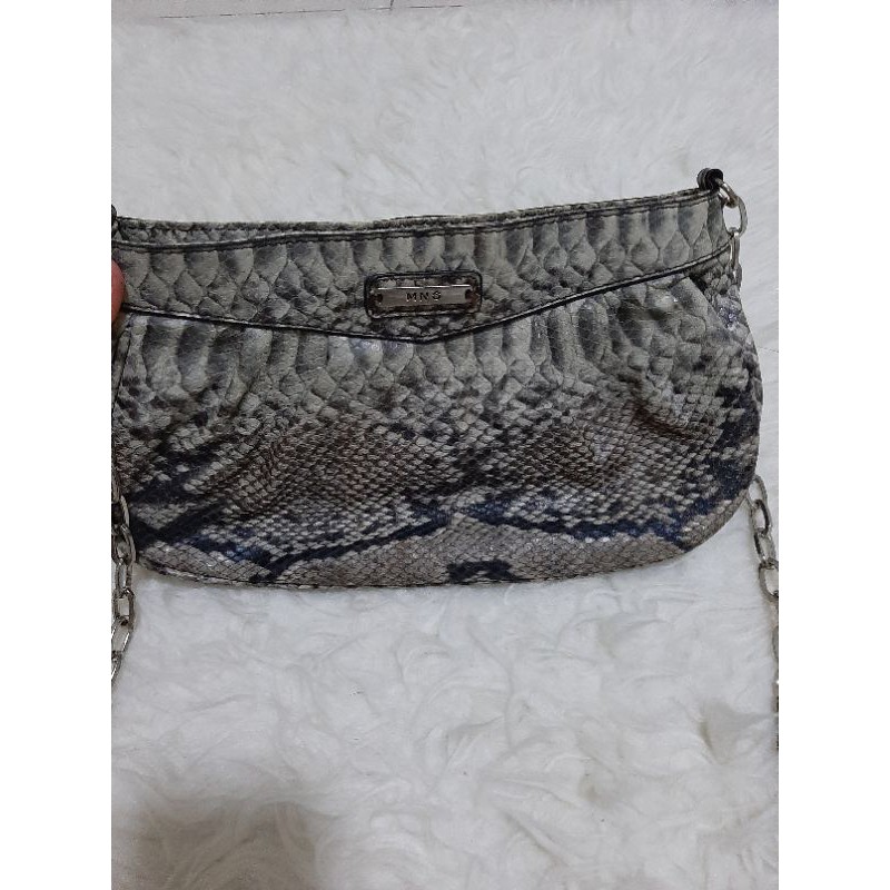 Tas Mango Slingbag Motif Kulit Ular Snake Skin Snakeskin Slempang Sling bag Mewah Pesta [ORIGINAL]