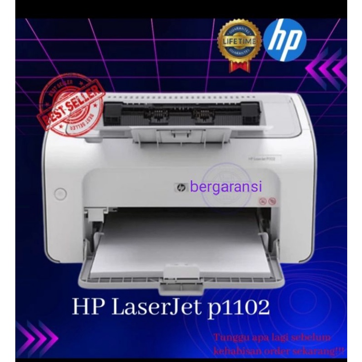 printer hp LaserJet p1102 tanpa toner