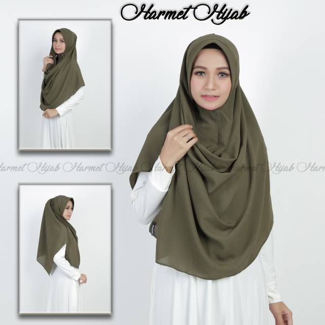 Jilbab Pasmina Instan Aliya Diamond Crepe