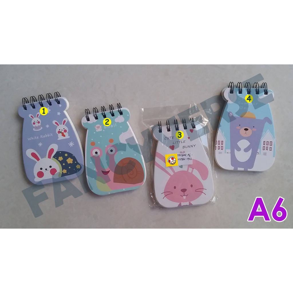 

Notebook Spiral A6 Animal XQ90K-1352 / Agenda Diary Notes Buku Catatan