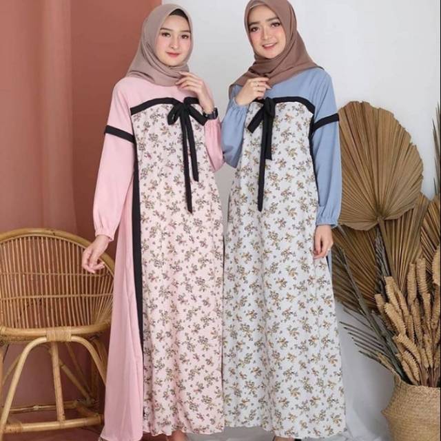 aLya dress long dress muslim gamis modern