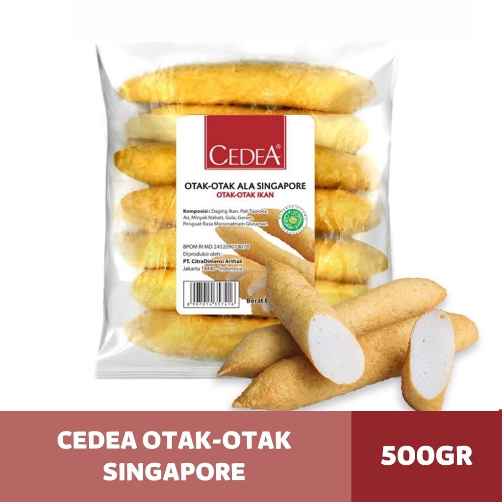 

CEDEA Fish Cake Singapore | Otak-Otak Ikan Singapura [500 gr] HALAL