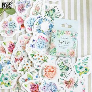 Flower Stiker Jurnal  Gambar  Bunga Journal Sticker 