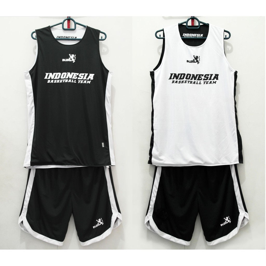 Baju Basket Training Jersey Bolak Balik Indonesia Basketball