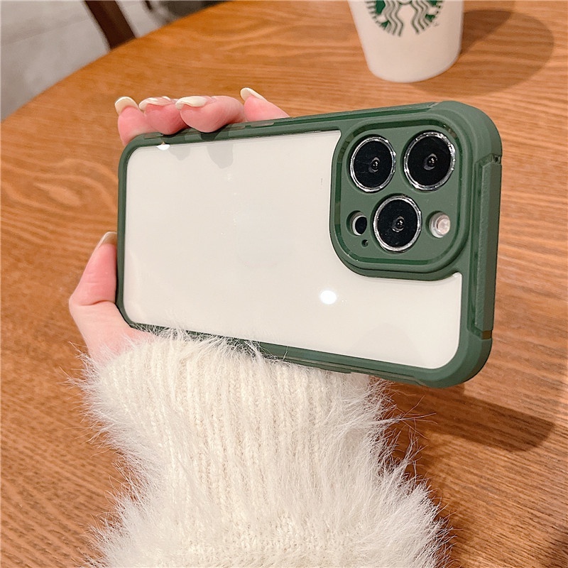 Alpine Soft Case Hp Transparan Tahan Goncangan Sangat Tipis Untuk iPhone 13 / 12 / 11promax / XS MAX