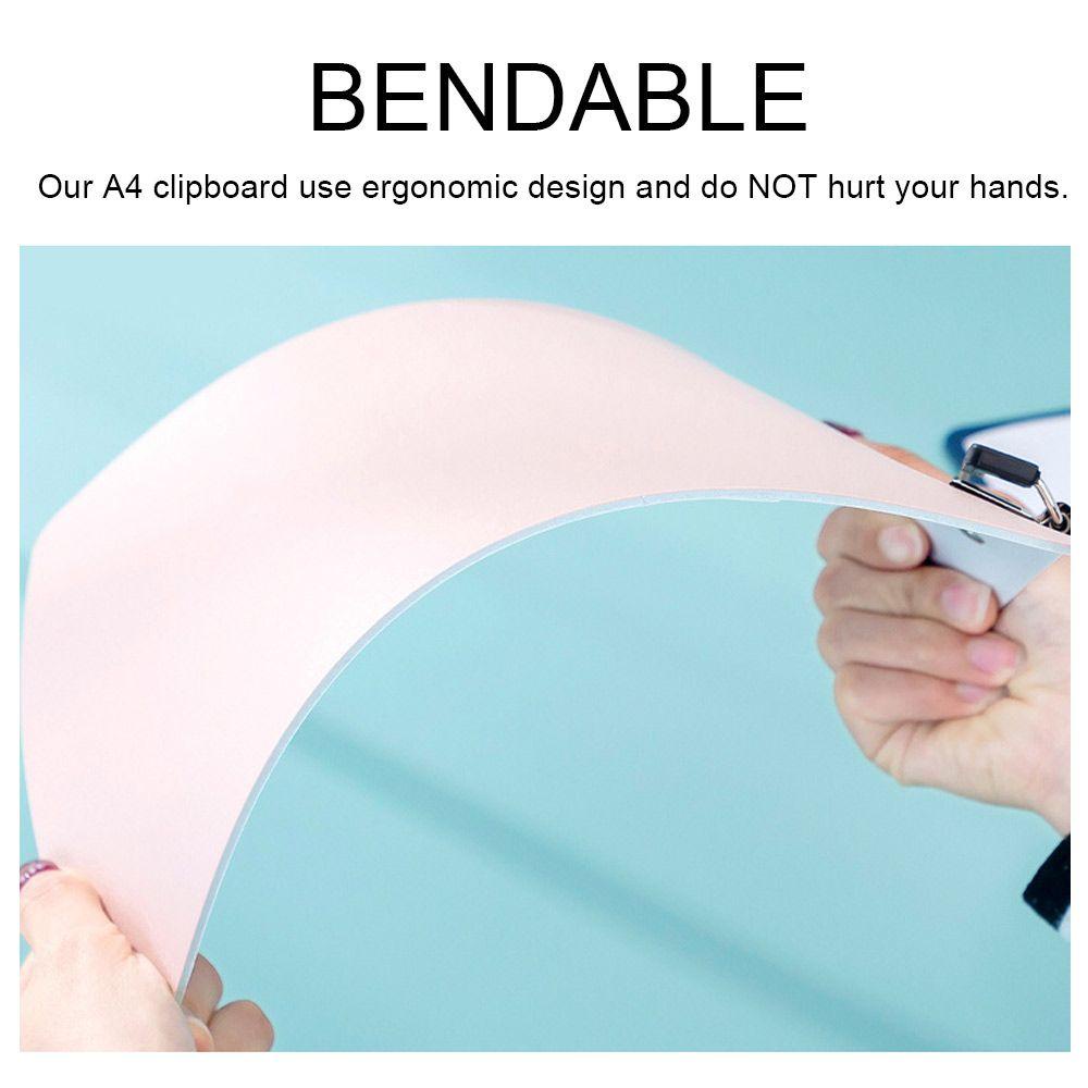 Papan Folder A4 TOP Menebal Kantor Perlengkapan Sekolah Menulis Klem Memo Pad Clip