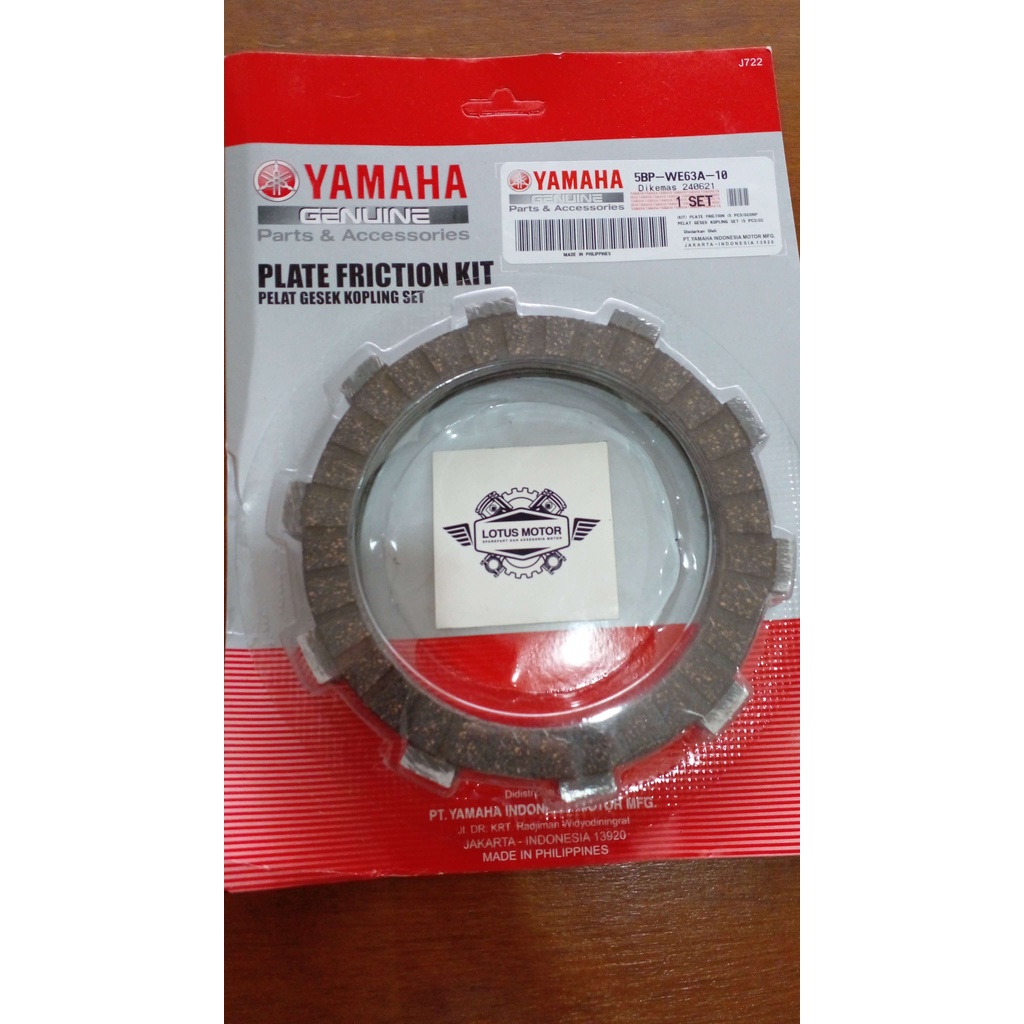 PLAT KOPLING KAMPAS KOPLING SCORPIO Z (5BP) YAMAHA ASLI ORIGINAL